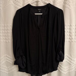 Excellent Vera Wang Women's Black Blouse - M